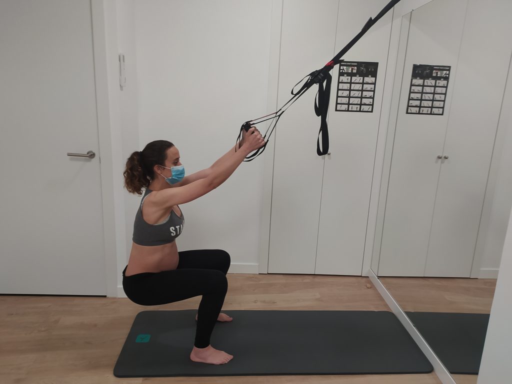 tto preparto con TRX Fisioterapia deportiva